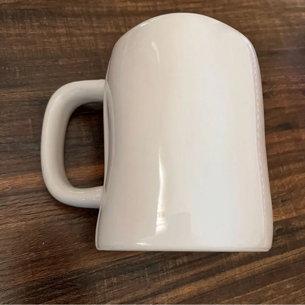 Rae Dunn Artisan Collection by Magenta #MOM LIFE White with Black Ceramic Mug